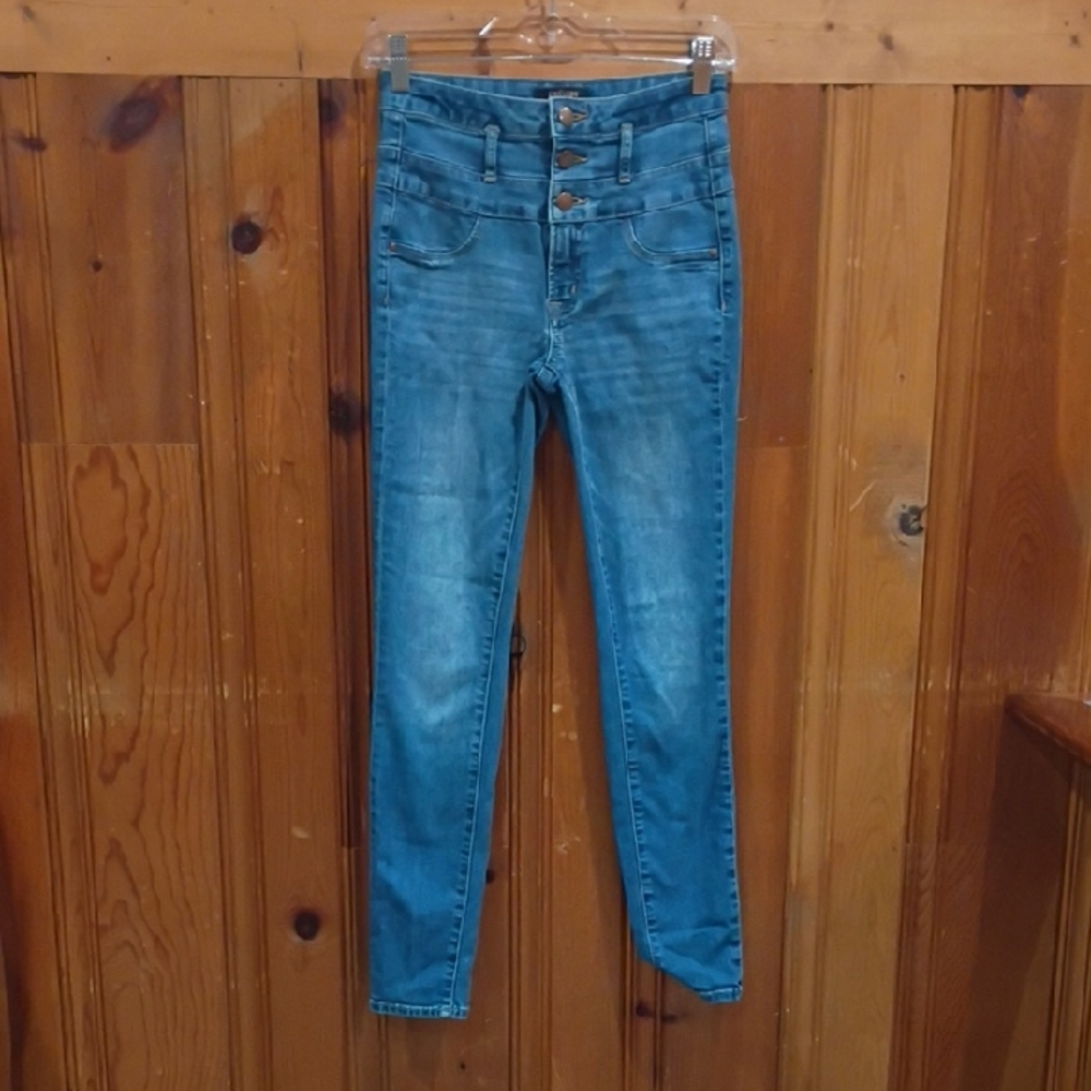 Refuge High Rise Blue Jeans